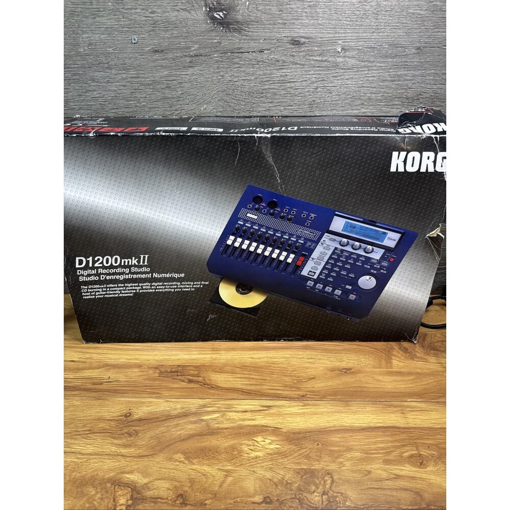 Korg D1200 MKII 12 track Digital Recording Studio Mixer~Open Box